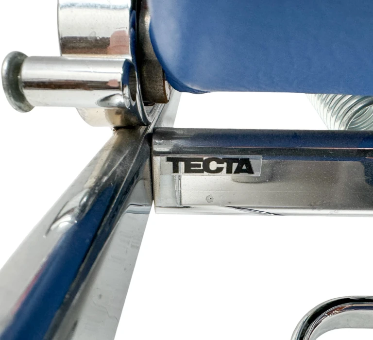 Pair of Grand Repos Lounge Chairs with Stools by Jean Prouvé Tecta , 1980s